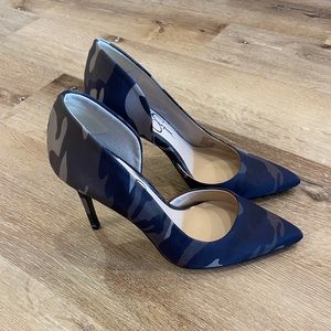 Jessica Simpson Camouflage High Heels Size 8